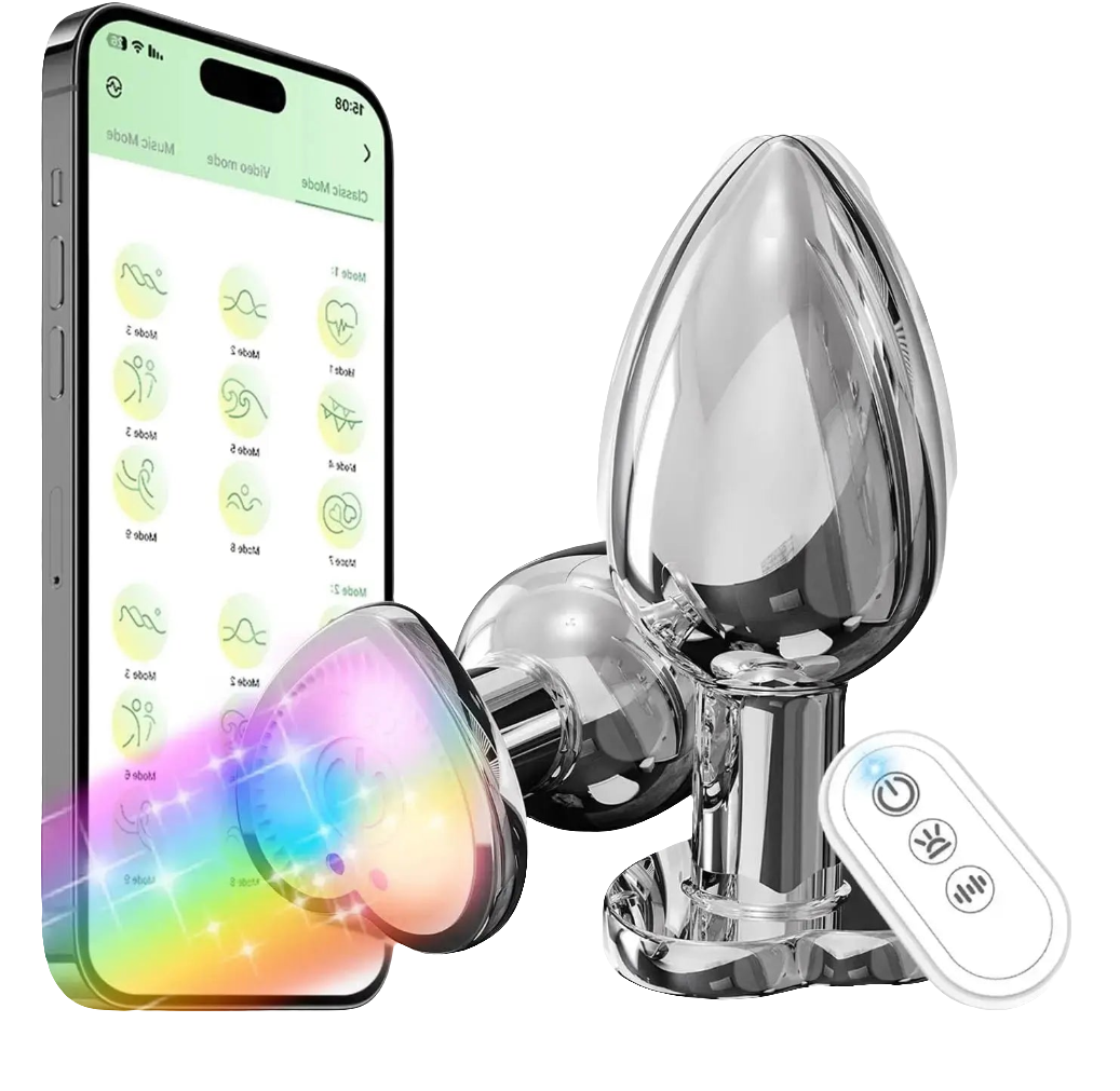 Jake's multi colors Butt plug Luvy duvy